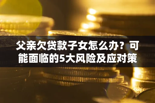 武汉父亲欠贷款子女怎么办？可能面临的5大风险及应对策略
