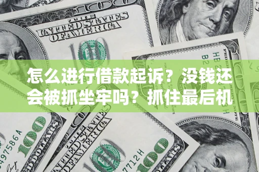武汉怎么进行借款起诉？没钱还会被抓坐牢吗？抓住最后机会！