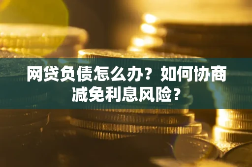 武汉网贷负债怎么办？如何协商减免利息风险？