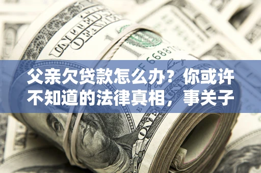 武汉父亲欠贷款怎么办？你或许不知道的法律真相，事关子女未来