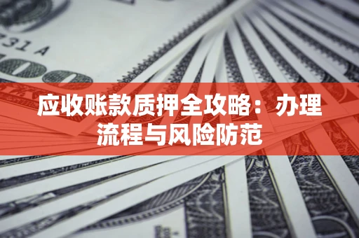 武汉应收账款质押全攻略：办理流程与风险防范