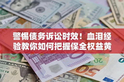 武汉警惕债务诉讼时效！血泪经验教你如何把握保全权益黄金期