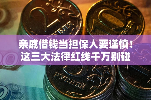 武汉亲戚借钱当担保人要谨慎！这三大法律红线千万别碰