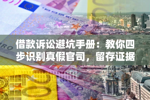 武汉借款诉讼避坑手册：教你四步识别真假官司，留存证据不踩雷