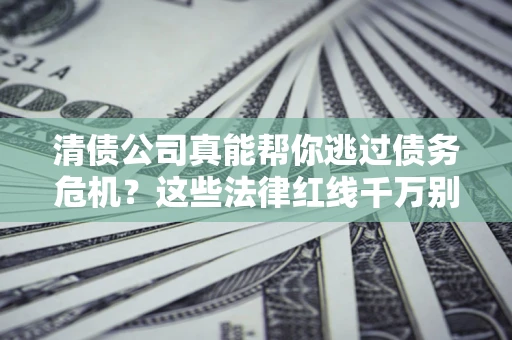 武汉清债公司真能帮你逃过债务危机？这些法律红线千万别踩