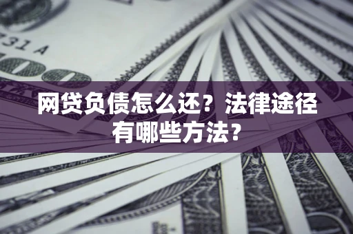 武汉网贷负债怎么还？法律途径有哪些方法？